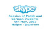 Skype session