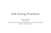 Gift Giving Practices