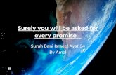 Promises we made with allah