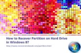 How to Recover Lost or Deleted Partition on Hard Drive in Windows 8?