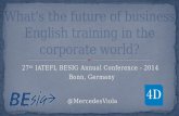 What’s the future of business english training