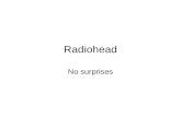 Radiohead No Surprises