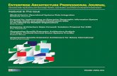 Enterprise Architecture Professional Journal Volume I April 2013