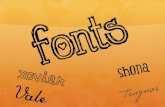 Fonts media courseworks