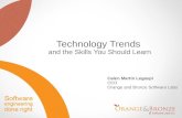 Technology trends and the skills you should learn