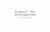 Inspect The Uninspected