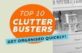 Clutter Busters | Organising Your Home | Storage Ideas
