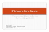 IP Issues in Open Source: What Vendors and IT Buyers Need to Know