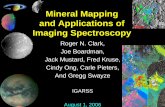 Mineral mapping and applications of imaging spectroscopy