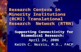 Research Centers in Minority Institutions (RCMI) Translational ...