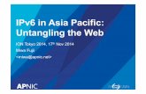 ION Tokyo Panel - IPv6 in Asia Pacific: Untangling the Web, Miwa Fujii