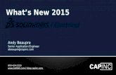 CAPINC What's New SOLIDWORKS 2015 - Electrical