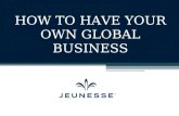 Compensation plan Jeunesse Global Business