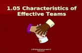 1.05 understand concepts of teamwork