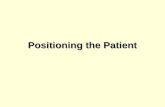 3.01 positioning the patient