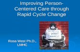 Improving Patient Centered Care Through Rapid Cycle Change