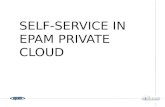 Self-Service in EPAM Private Cloud