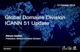 ICANN 51: Global Domains Division Update