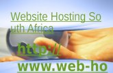 Website hosting south africa