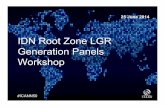 ICANN 50: IDN Root Zone LGR Generation Panels Workshop