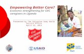 Empowering Better Care? Economic Strengthening for OVC Caregivers in Uganda_Brian Swarts_4.23.13