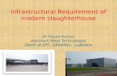 Infrastructure req of modern slaughterhouse