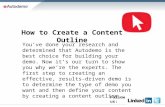 Autodemo's:  How to Create a Content Outline