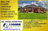 Willow Pointe Subdivision Denham Springs LA 70726 Home Sales 2013 2014