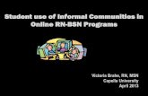 Brahe Dissertation Defense--Informal Communities