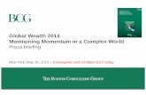 World wealth money management 2013 update press briefing nyc- version dec2013