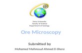 Ore Microscopy 2012