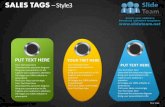 Sales tags different kinds design 3 powerpoint presentation templates.