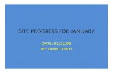 Site Progress For Januar Yx