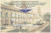Inicios de la Medicina en Venezuela