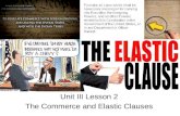 2 the commerce and elastic clauses