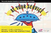 The Lovie Awards & Google present 'At Your Service'