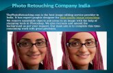 Photo Retouching Company India