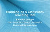 Blogging As A Classroom Teaching Tool