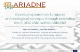 Developing common European archaeological concepts through extending the CIDOC CRM within ARIADNE