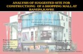 Analysis of suggested Sites for Construction of a Shopping Mall at Banepa,Kavre