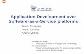 Application Development over Software-as-a-Service platforms
