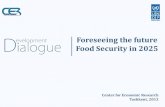Foreseeing the Future: Food Security in 2025