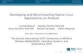 Developing and-benchmarking-native-linux-applications-on-android