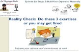 Reality check - do these 3 exercises or you may get fired