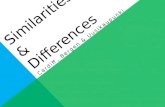 Similarities & differences (student presentation)