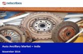 Market Research Report : Auto ancillary market in india 2014 - Sample