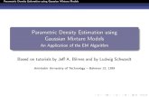 Parametric Density Estimation using Gaussian Mixture Models