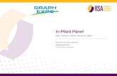 Graph Expo 14, In-Plant Panel: War Stories, Wise Ideas & Q&A
