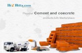 Popular  Cement and concrete products b2b Marketplace