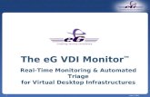 The eG VDI MonitorTM